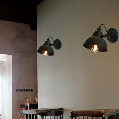 Lampada da parete vintage industriale | Applique in metallo retrò