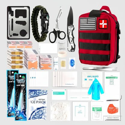 Rucsac Supraviețuire Tactic Outdoor Multi Tool Trusă Prim Ajutor
