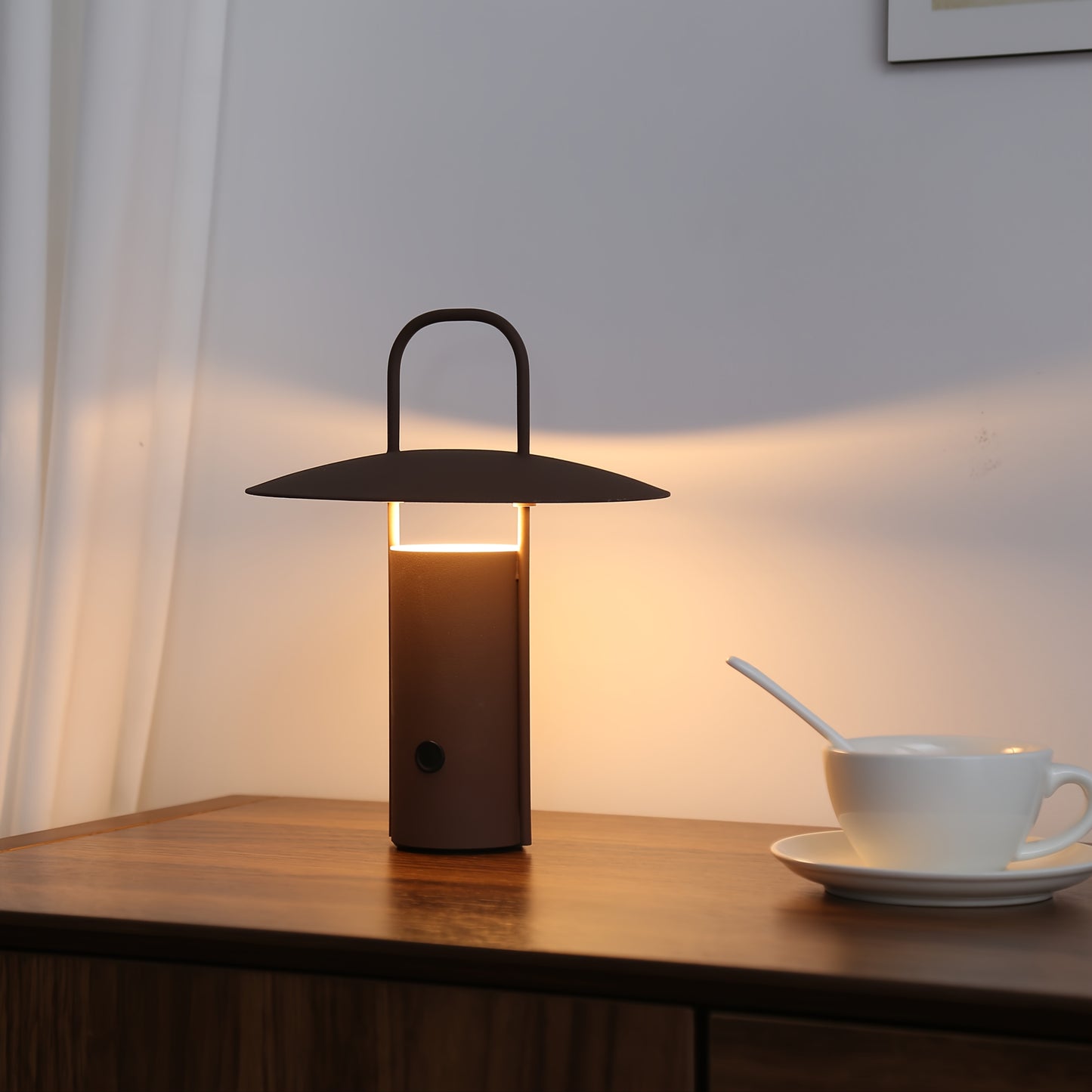 Lampada Touch LED Wireless | Lampada da Tavolo in Metallo Ricaricabile via USB