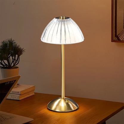 Goldene Berührung Tischlampe | USB Wiederaufladbar