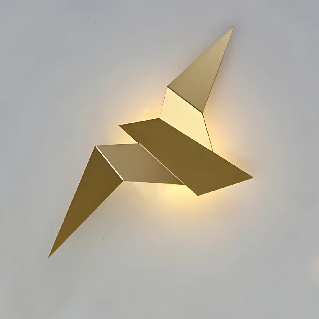 Lampada da parete Origami | Applique LED moderna unica per interni