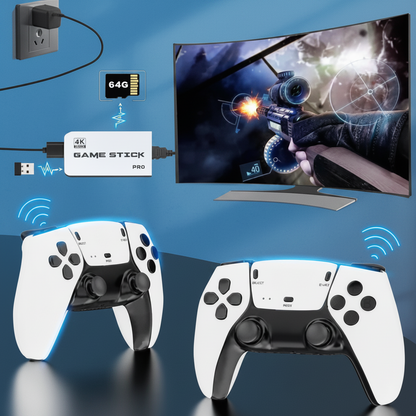 Controller wireless per console di gioco Game Stick 4K Retro Gaming