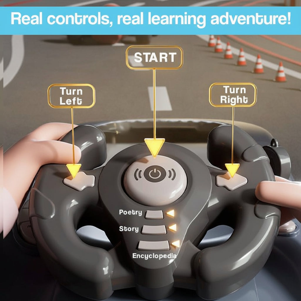 Consola Juegos Infantil Volante Interactivo