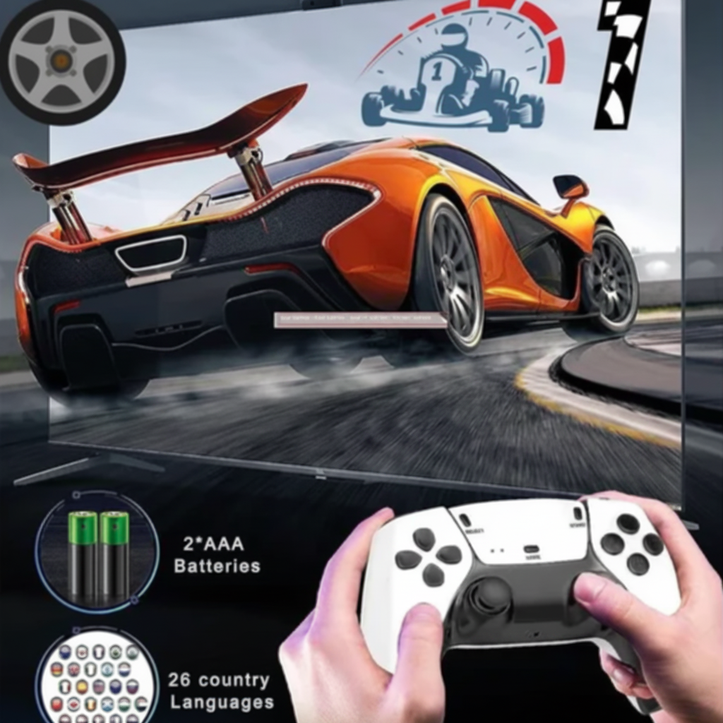 Controller wireless per console di gioco Game Stick 4K Retro Gaming