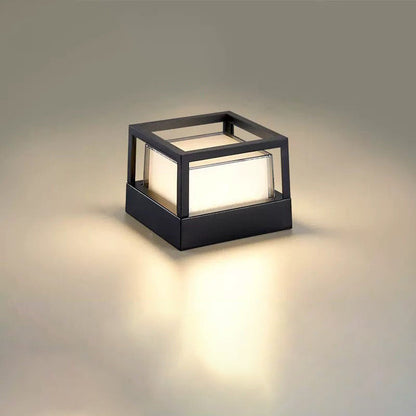 Luz de césped exterior LED industrial impermeable de aluminio cilíndrico