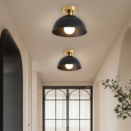 Moderne Deckenleuchte mit kurzem Abstand | Mattes Metallfinish