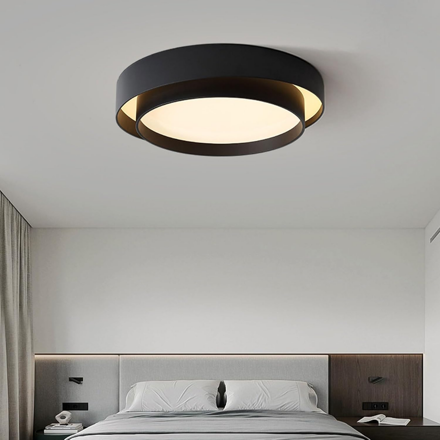 Nordische runde LED-Deckenleuchte | Modernes minimalistisches Design
