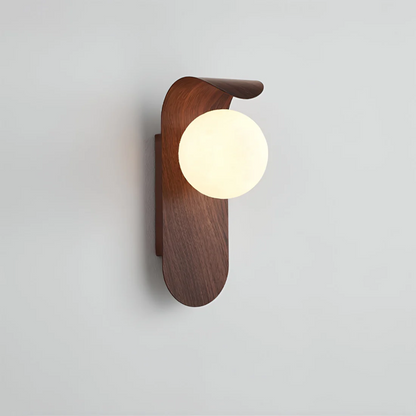 Lampa de perete LED Icar Scandinavian | Design minimalist din lemn