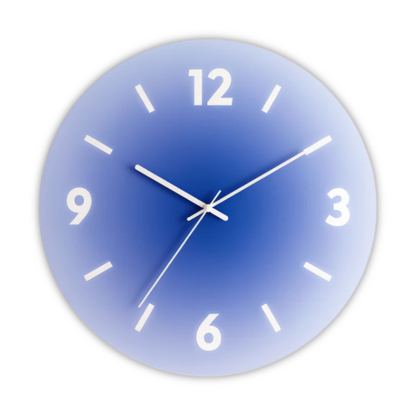 Reloj de Pared de Cristal Sunset | Diseño Moderno en Degradado