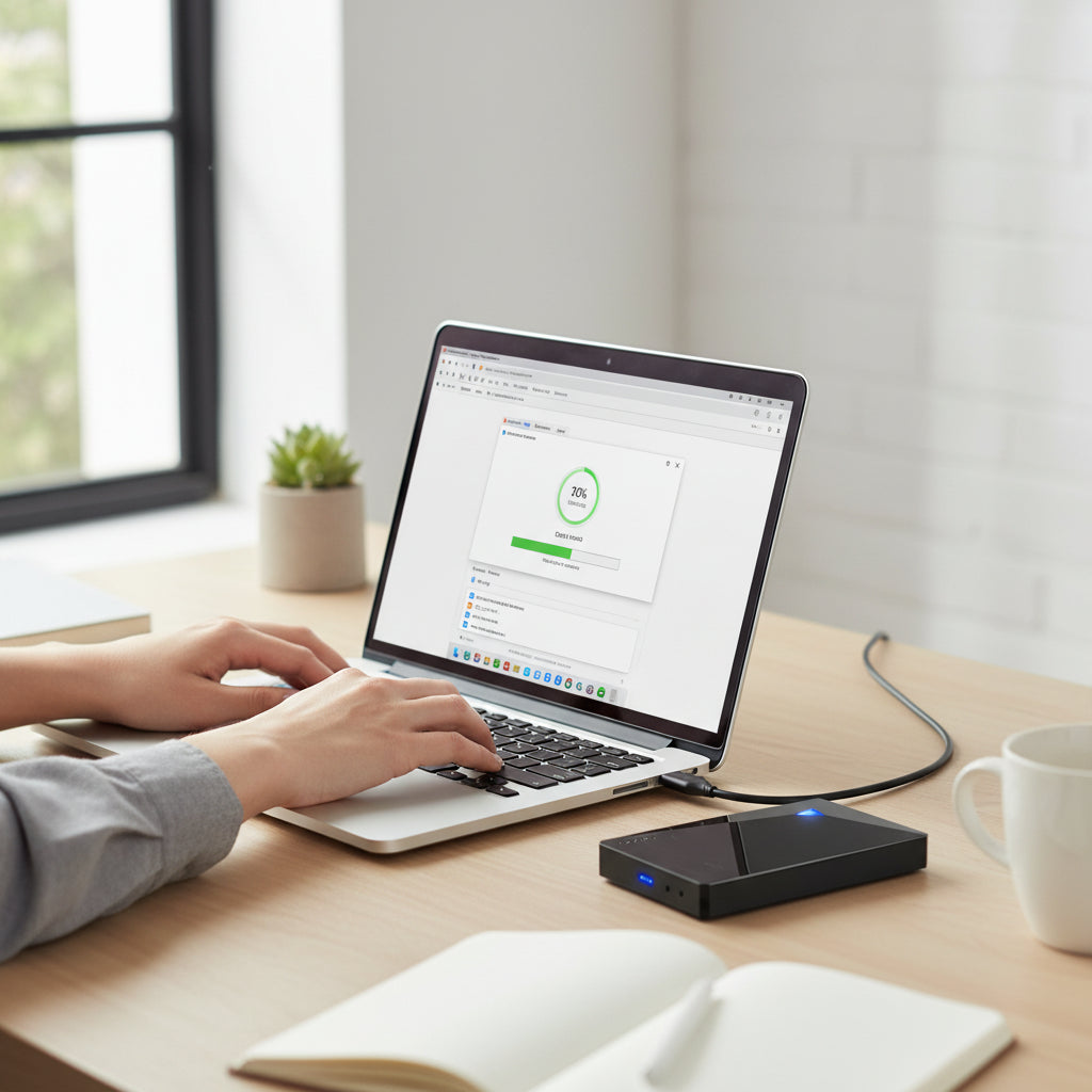 Externe tragbare SSD-Festplatte USB Slim Speicher Backup-Laufwerk