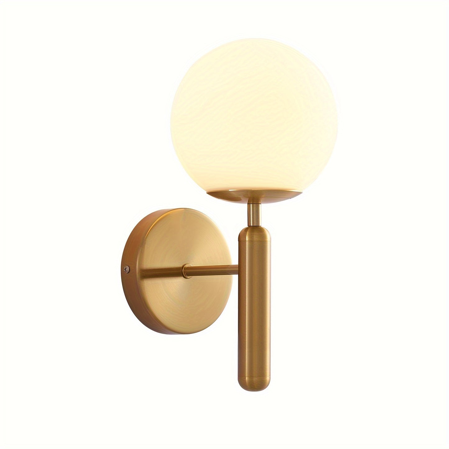 Applique da parete in vetro moderno | Elegante lampada da camera in metallo