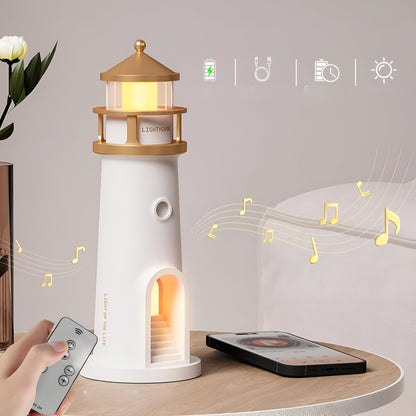 Lampă de decor pentru cameră cu proiecție de far LED cu lumină de noapte