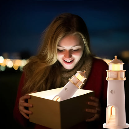 Lampă de decor pentru cameră cu proiecție de far LED cu lumină de noapte