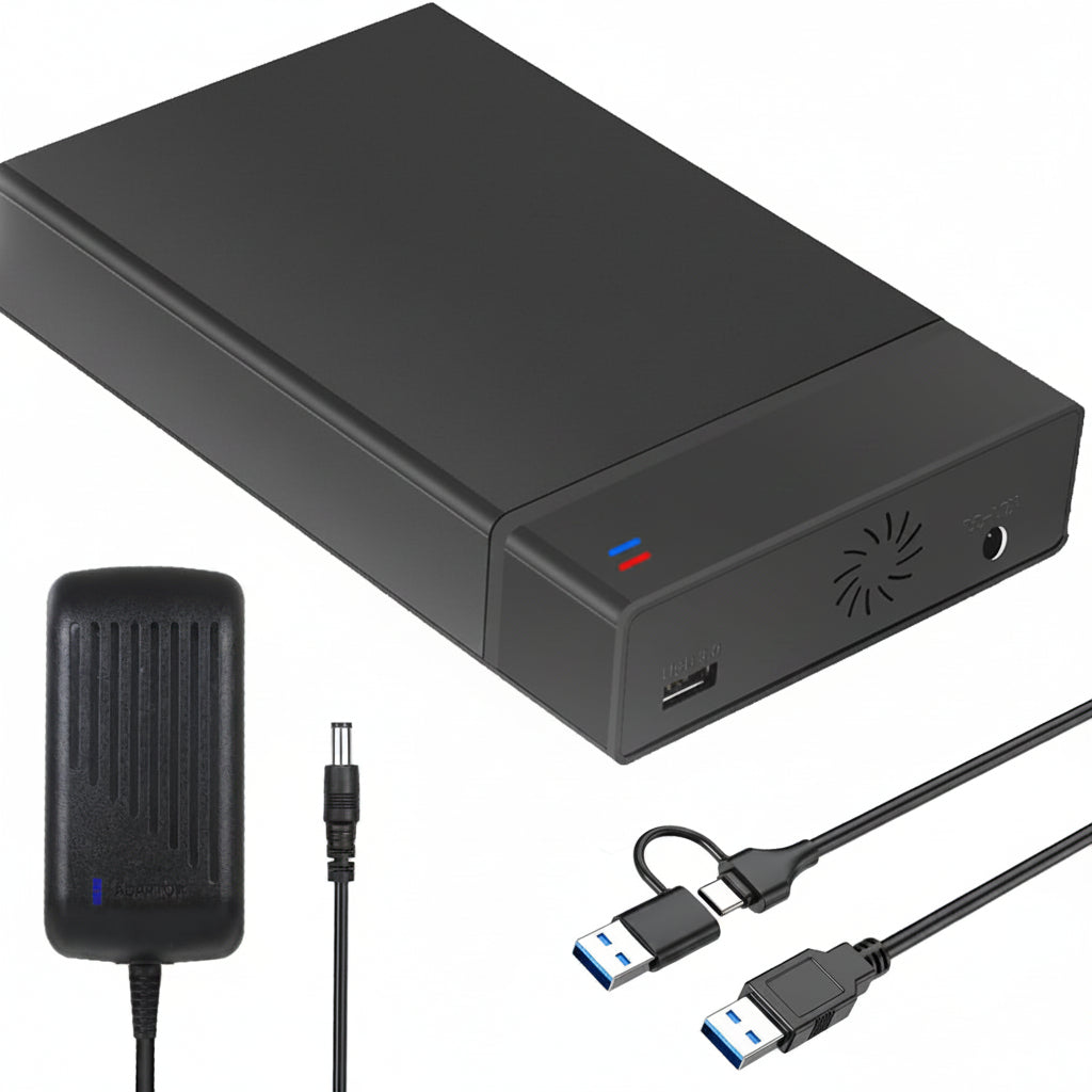 Custodia Esterna per Hard Disk Portatile SSD USB 3.0 SATA