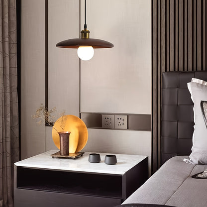 Lustră suspendată din lemn masiv modern nordic | Lampă de tavan scandinavă
