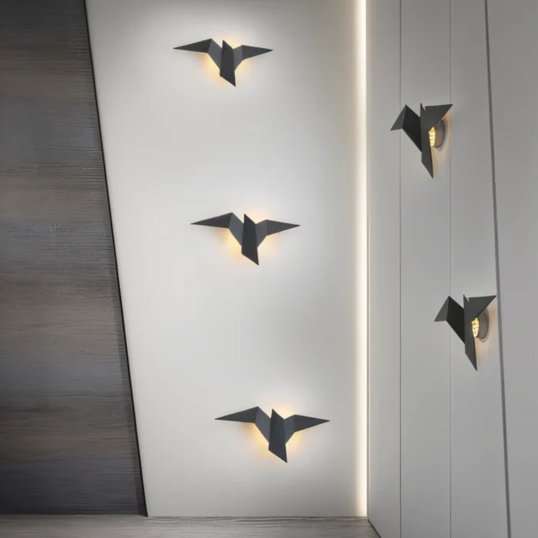 Lampada da parete Origami | Applique LED moderna unica per interni