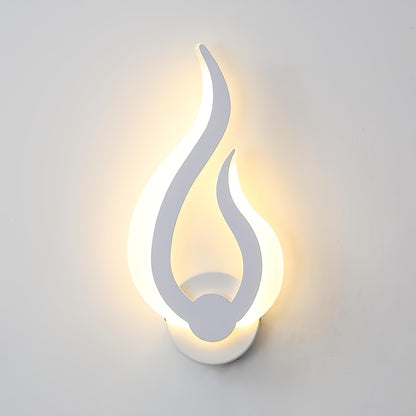 Lámpara de Pared LED Modern Flame | Aplique de 10W Luz Cálida Blanca