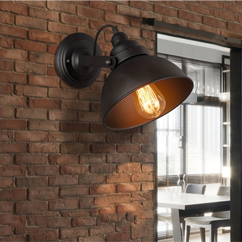 Lampada da parete vintage industriale | Applique in metallo retrò