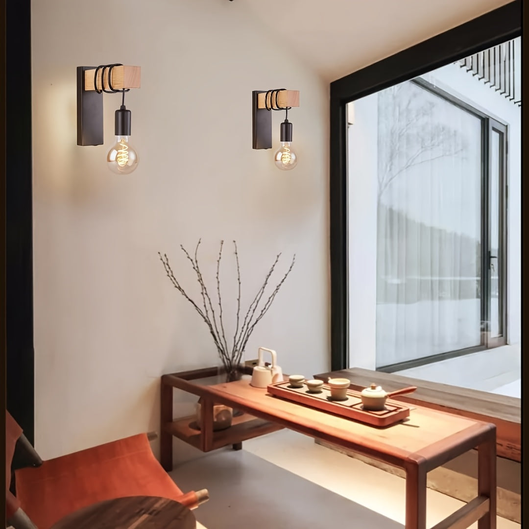 Moderne Industriel Væglampe | E27 Fatning & Metalfinish
