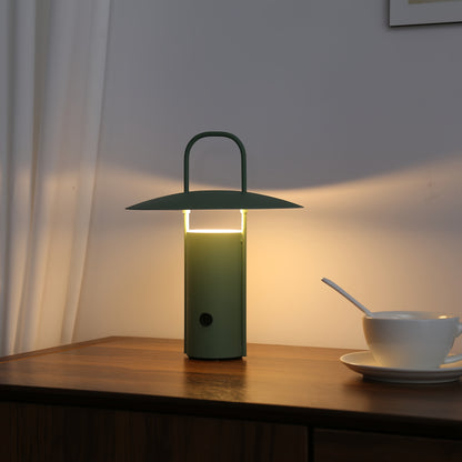 Lampada Touch LED Wireless | Lampada da Tavolo in Metallo Ricaricabile via USB