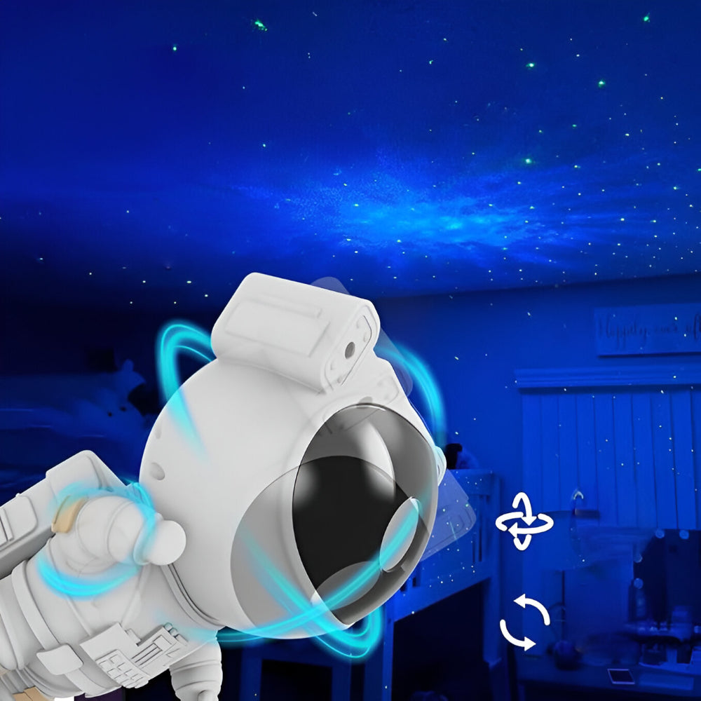 Luz Noturna Projetor de Estrelas com Tema de Astronauta LED