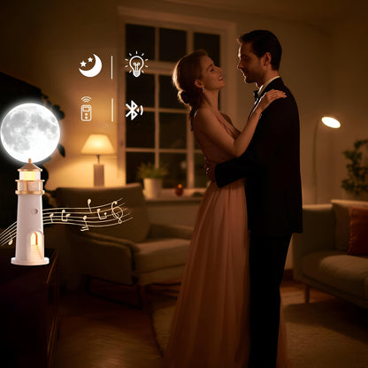 Lampă de decor pentru cameră cu proiecție de far LED cu lumină de noapte