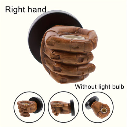 Industrial Hand Wall Lamp | Resin E26 Wall Sconce
