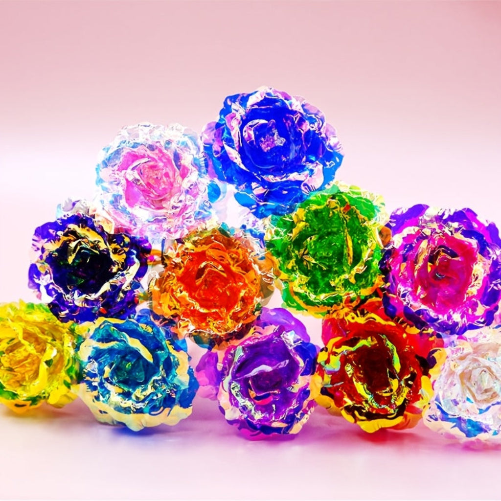 Ramo de Flores Regalo para el Día de la Madre Rosa Artificial Decoración de Mesa