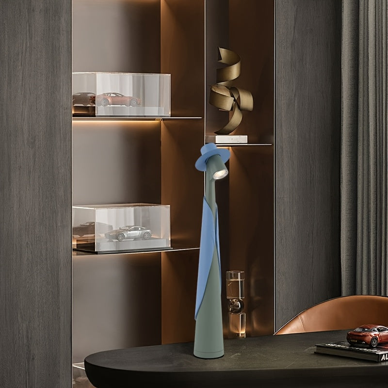 Modern Rechargeable LED Hat Lamp | Creative Touch Desk Light