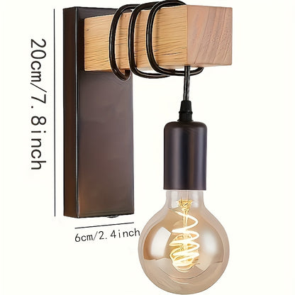 Moderne Industriel Væglampe | E27 Fatning & Metalfinish