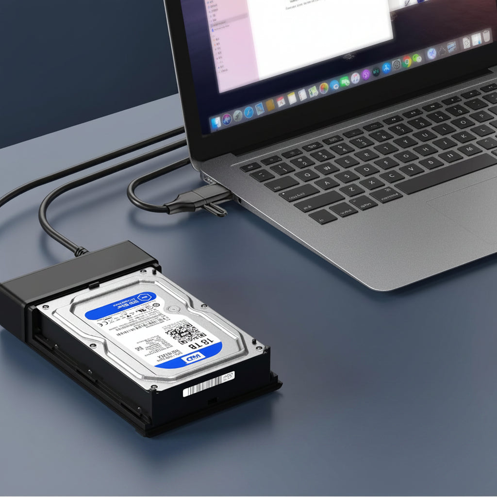 Custodia Esterna per Hard Disk Portatile SSD USB 3.0 SATA