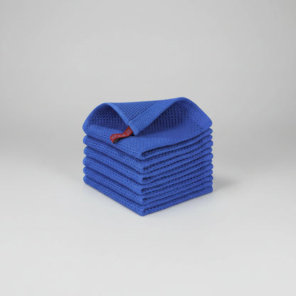 Conjunto de Panos de Algodão Macios Absorventes com Padrão de Colmeia