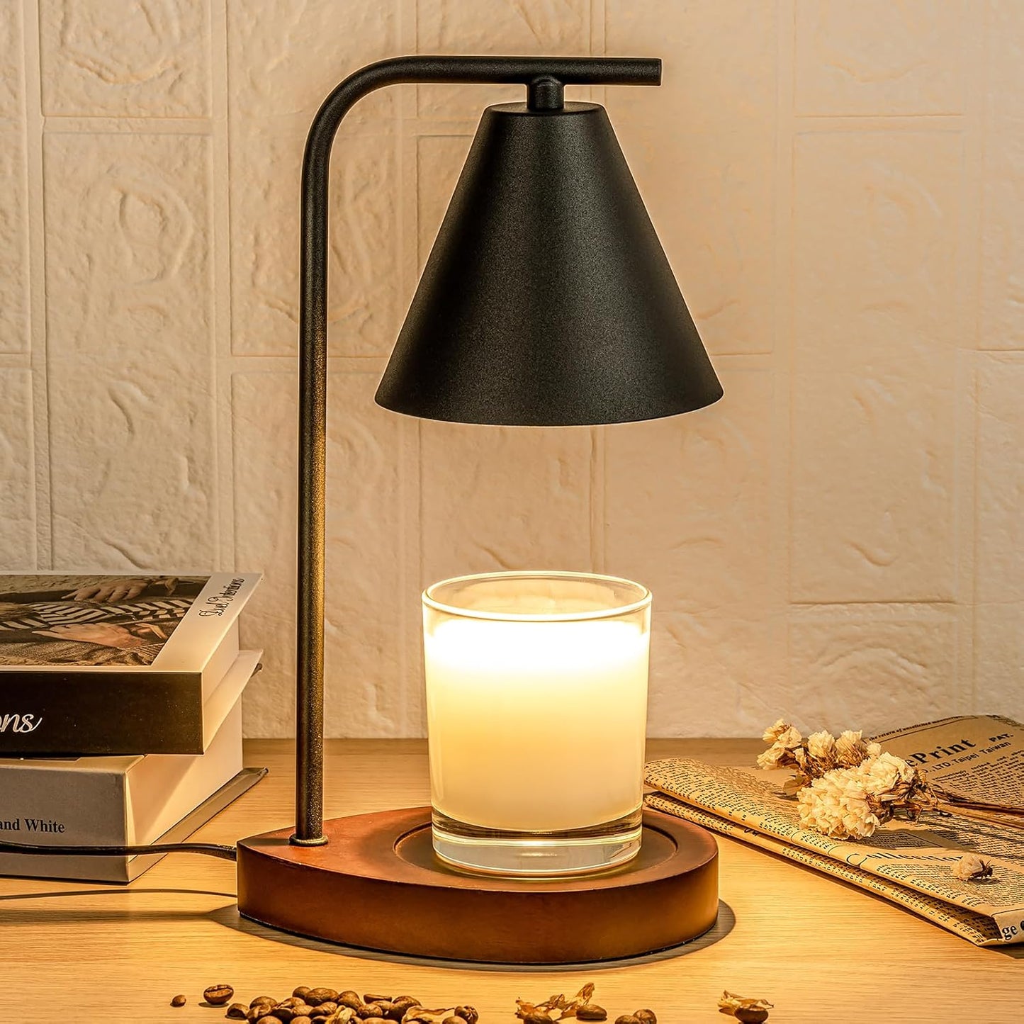 Lampada a candela Luce da tavolo elettrica per sciogliere la cera
