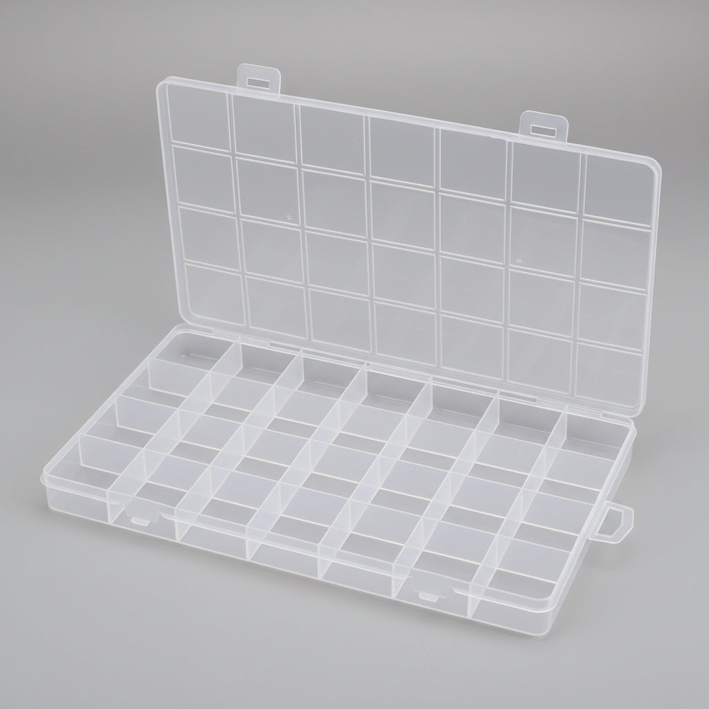 Caja organizadora de plástico con compartimentos para el Día de la Madre