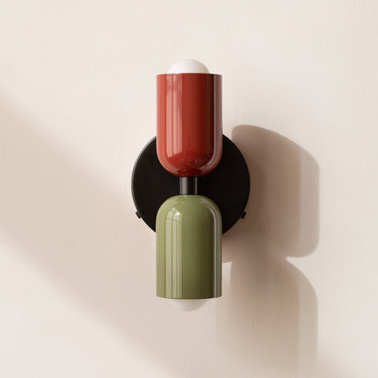 Lampada da parete colorata per comodino | Lampada da parete nordica Macaron