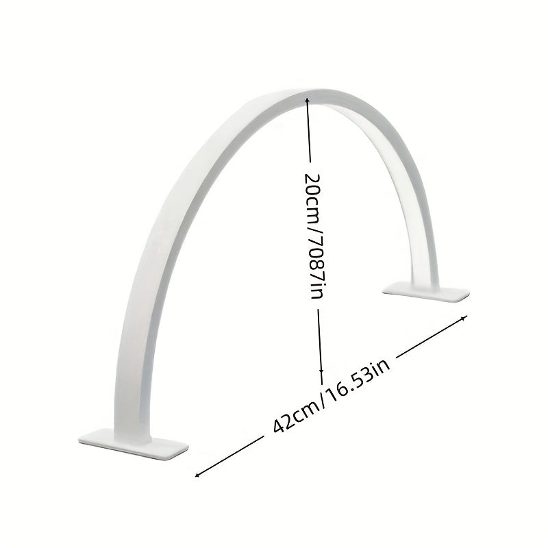 Lámpara de Escritorio LED Luna Creciente | Luz Metálica Ajustable con USB