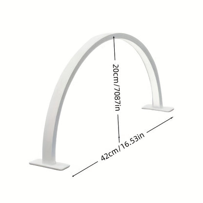 Lámpara de Escritorio LED Luna Creciente | Luz Metálica Ajustable con USB