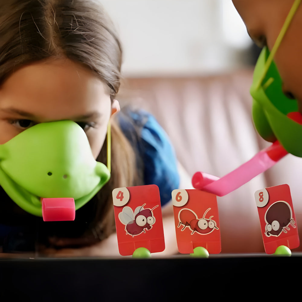Juego de mesa Fiesta Infantil Conjunto de Habilidades Máscara de Camaleón Desafío de Lengua