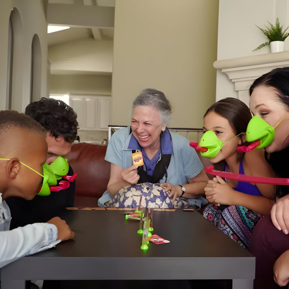 Juego de mesa Fiesta Infantil Conjunto de Habilidades Máscara de Camaleón Desafío de Lengua