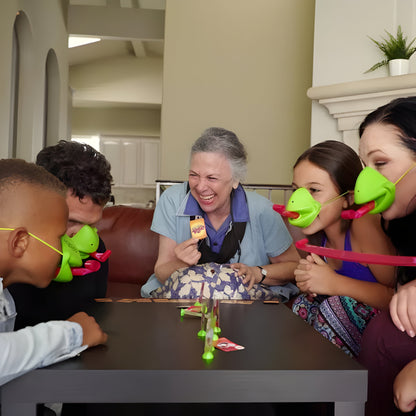 Juego de mesa Fiesta Infantil Conjunto de Habilidades Máscara de Camaleón Desafío de Lengua