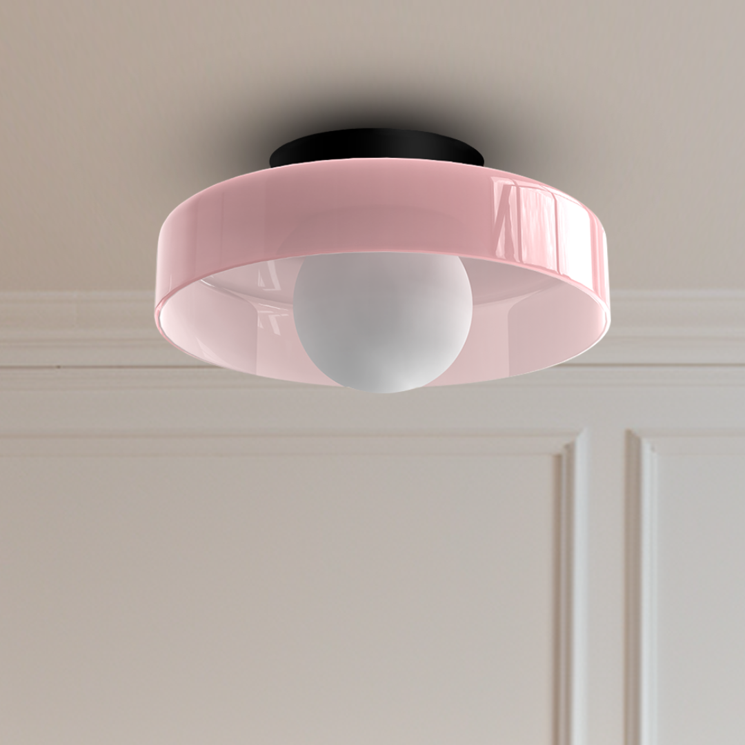 Moderne LED-Deckenleuchte | Stilvolle Aufbaumontage-Lampe