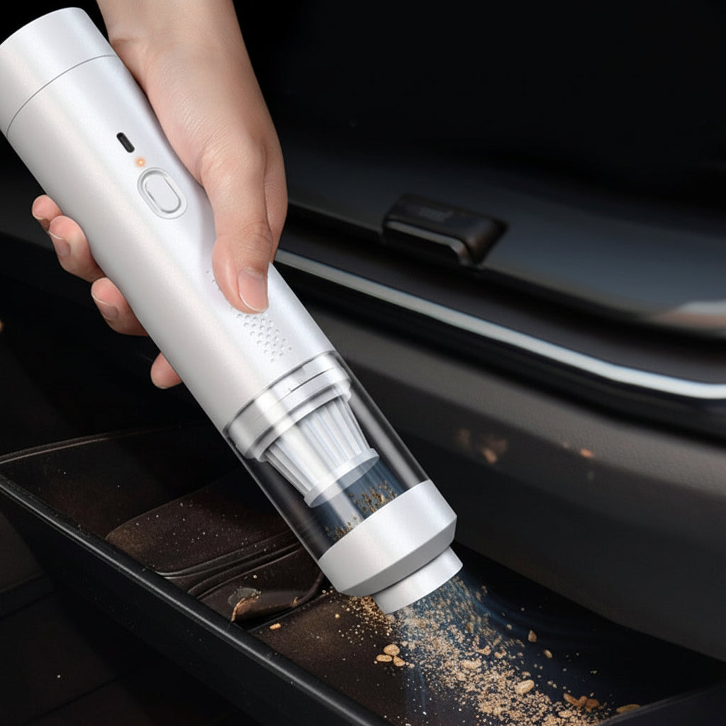 Aspirapolvere Portatile Senza Fili per Auto Mini Pulitore Interni