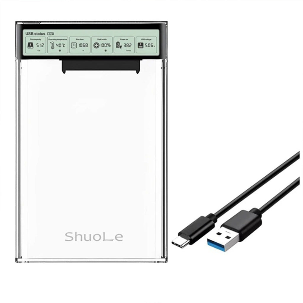 Adaptador de transferencia de datos con base USB para disco duro externo portátil SSD