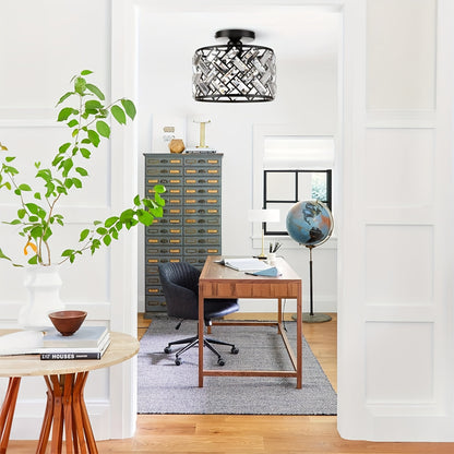 Moderne Kristall-Deckenleuchte mit Halterung | Elegante dekorative Leuchte