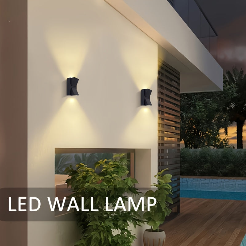 גוף תאורה קיר חיצוני מודרני LED | 3W / 6W תאורה דקורטיבית עמידה למים
