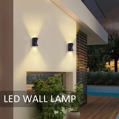 גוף תאורה קיר חיצוני מודרני LED | 3W / 6W תאורה דקורטיבית עמידה למים