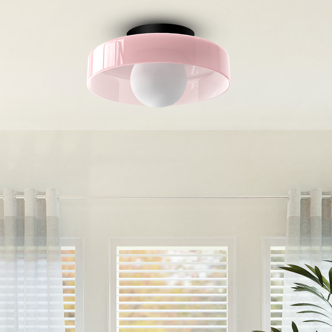Moderne LED-Deckenleuchte | Stilvolle Aufbaumontage-Lampe