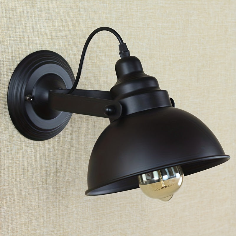 Lampada da parete vintage industriale | Applique in metallo retrò