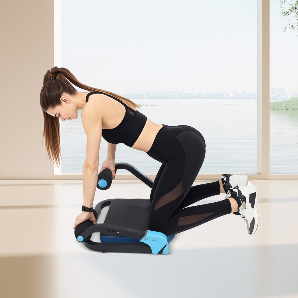 Ab Machine Adjustable Resistance Iron Ab Trainer Home Gym