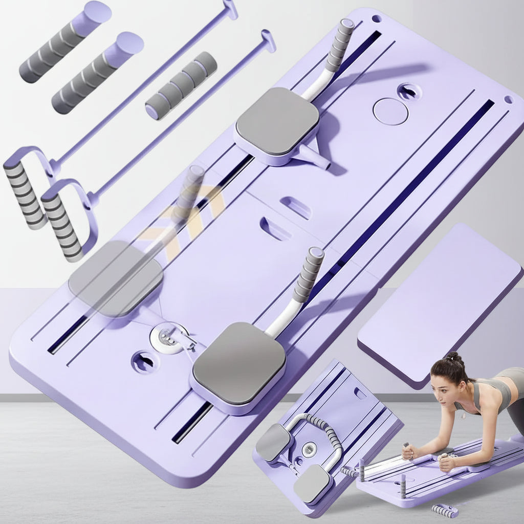 Ab Roller Resistance Assisted Flat Core Trainer Home Workouts